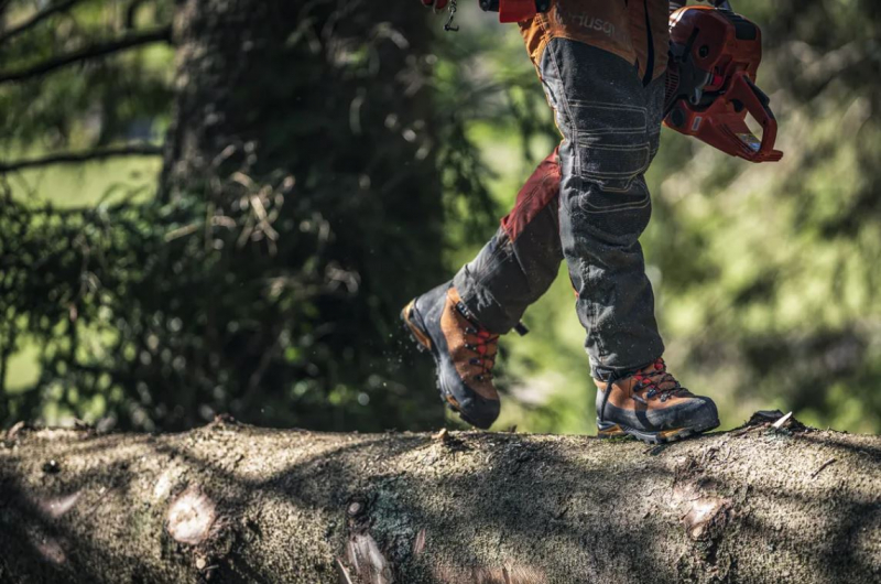 Chainsaw Leather Boots Technic
